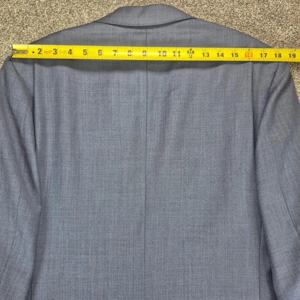 J.Crew Suit Mens 40R Blue Crosby Tollegno 1900 Italian Wool Ludlow Slim 32x32